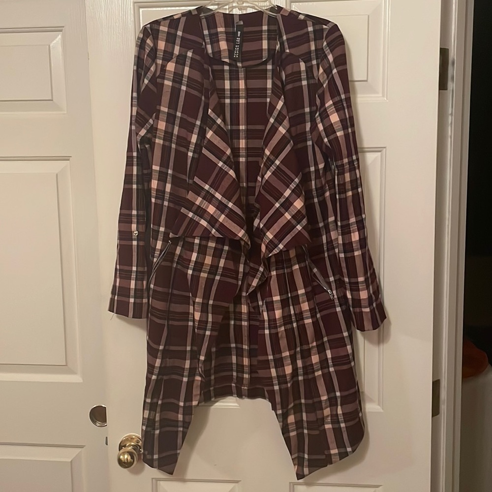 Design Lab Plaid Jacket - image 1